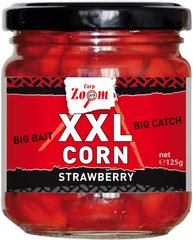 XXL Corn, 220 ml (125g) strawberry - Кукурудза гігантська, фарбована, у діпі "Полуниця", скло, об"єм: (220мл), вага: (125г)