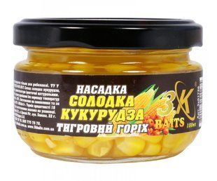 Насадка 3KBaits солодка кукурудза 100мл тигровий горох