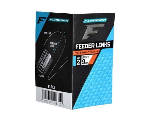 FLAGMAN Фідерне відведення для монтажу інлайн Feeder Links 9cm 2pcs