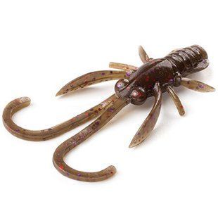 Baffi Fly 1.5" (10шт), #050 - Green Pumpkin Brown/Red & Purple