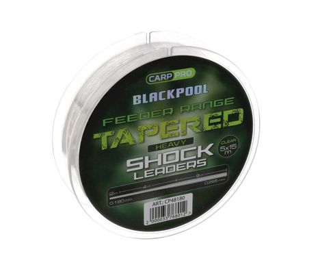 Конусний монолідер Carp Pro Blackpool Feeder Tapered Leaders 0.18-0.255мм