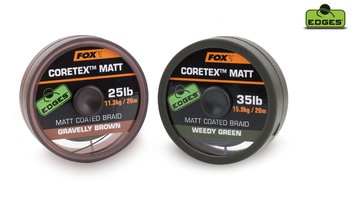 Поводковий матеріал FOX Matt Coretex Gravelly Brown 20 м 35 lb, 20