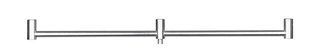 Easy Alu Buzz Bar, 3 rod, 40cm (Алюминиевый бузз бар для 3-х удилищ)
