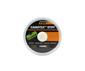 Поводковий матеріал в оплетке FOX Camotex Stiff 35lb, 20