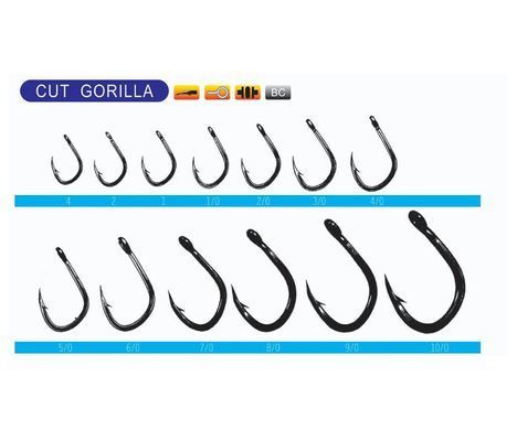 Гачки Owner Cut Gorilla BC №9/0