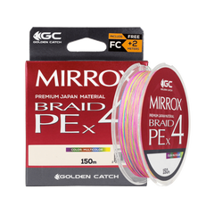 Шнур GC Mirrox PE X4 150м Multicolor #0.6