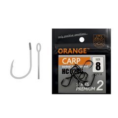 Гачки ORANGE Carp Premium Series 2, колір teflon, розмір №4, в уп. 8шт