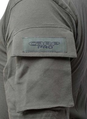 Футболка Carp Pro T-Shirt 100% cotton, болотно-зелена L