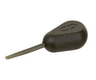CARP PRO Грузило In-Line Flat Pear 100g. weedy green