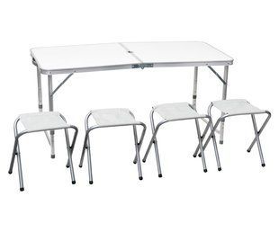 Розкладний стіл і 4 стула Кемпинг