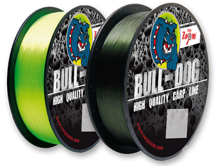 Bull-Dog Fluo Carp Line 300m, 0,31mm, PT 12,65kg (Карповая флуоресцентная леска - салатовая)