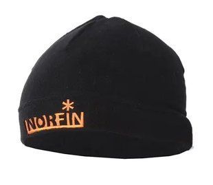 Шапка флісова підліткова Norfin FLEECE JUNIOR (чорна) р.L