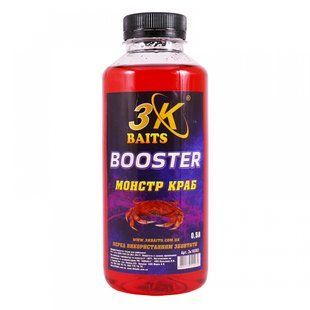Бустер 3KBaits (креветка) 500мл, 3к10304