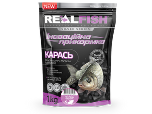 Прикормка Realfish "КАРАСЬ"ЧЕБРЕЦЬ-ЧАСНИК