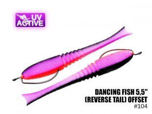 Поролонова рибка ПрофМонтаж 104 Dancing Fish 5,5",(reverse tail) offset,