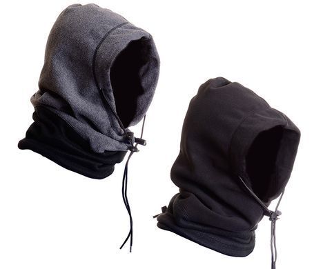 Шапка-маска 6 в 1 grey/black