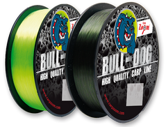 Карповая флуоресцентная леска Bull-Dog Fluo Carp Line 1000m, 0,35mm, PT 15,45kg (Карповая флуоресцентная леска - салатовая), 1000, 0.25