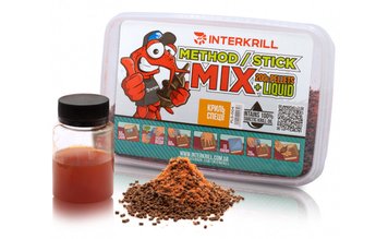 Пелетс INTERKRILL "METHOD/STICK MIX", 400 г (+Ліквід Криль-Спеції, 50г)