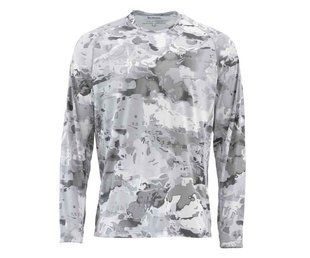Реглан Simms SolarFlex Crewneck Prints Cloud Camo Grey S