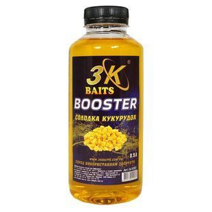 Бустер 3KBaits (солодка кукурудза) 500мл, 3к10307