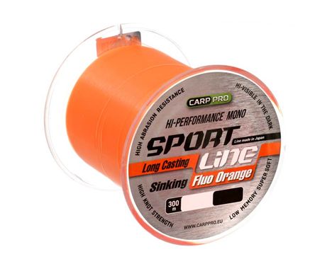 Жилка Carp Pro Sport Line Fluo Orange 300м 0.265мм