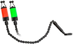 Heavy Chain-Black Bite Indicator, fluo green - Свінгер на ланцюжку, флюо зелений