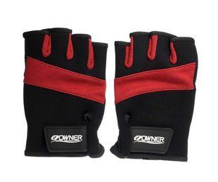 Рукавичка OWNER 9643 Meshy Glove 5 Finger Cut Assort M Red