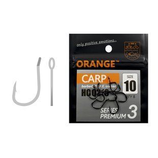 Гачки ORANGE Carp Premium Series 3, колір teflon, розмір №10, в уп. 8шт