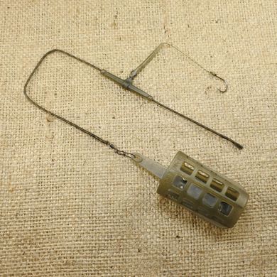 Оснащення фидерне ORANGE #28 Distance Cage Feeder Leadcore, 50г, в уп. 1 шт