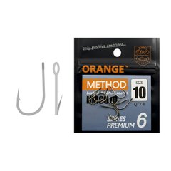 Гачки ORANGE method Premium Series 6, колір teflon, розмір №8, в уп. 8шт