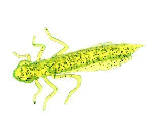 Німфа Fishup Dragonfly 1.7" #026 Fluo Chartreuse Green