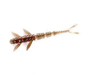Черв'як Fishup Flit 1.5" #045 Green Pumpkin/Red & Black