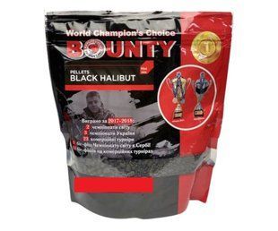 Пелетс Bounty Pellets Black Halibut maxi mix 6, 8, 14 мм