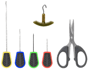 Tempo Needle & Scissors Set - Набір з 3-х голок, свердла, затягувача вузлів та ножиць