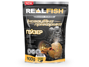 Прикормка Realfish "ГЕЙЗЕР" кукурудза-карамель
