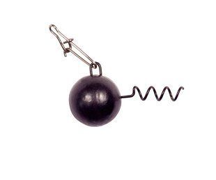 Грузило Днипро-Свинец Штопор чорний 15г
