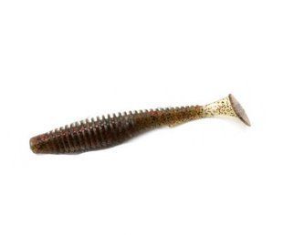 Віброхвіст Fishup U-Shad 3" #045 Green Pumpkin/Red & Black