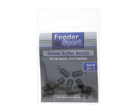 Фідерна намистина с вертлюгом Feeder Sport Swivel Buffer Beads M