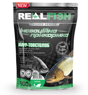 Прикормка Realfish Амур Товстолоб - Кріп