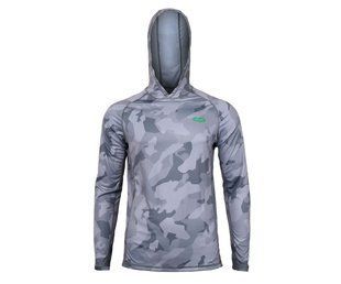 Джерсі з капюшоном Carp Pro Jersey Gray Camo S