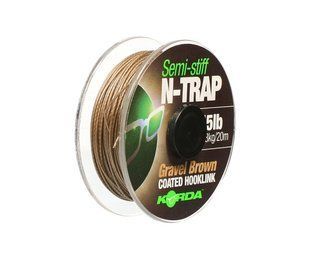 Поводковий матеріал Korda N-TRAP Semi-stiff 15lb Gravel