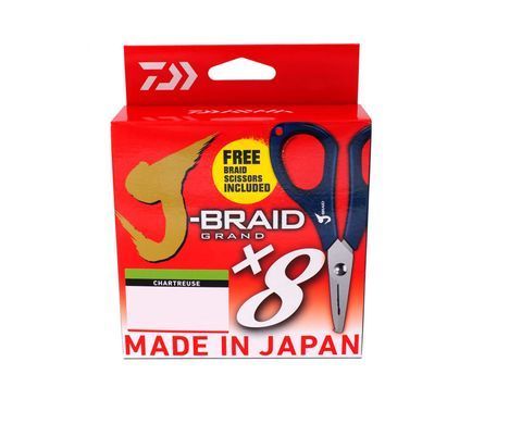 Шнур-ножиці Daiwa Grand J-Braid X8E Сhartreuse 270м 0.20мм