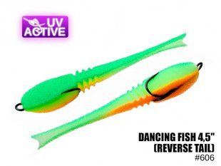 Поролонова рибка ПрофМонтаж 606 Dancing Fish 4,5",(reverse tail),