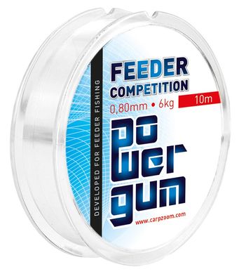Feeder Power Gum,1,25mm, 5m - Фідерна гума, прозора, діаметр: (1,25мм/10кг), довжина: (5м)