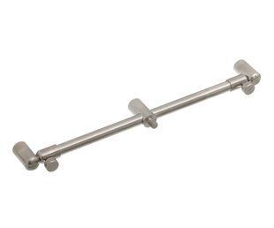 Телескопічна стійка Carp Pro Stainless steel tele Buzz Bar three Heads 29-44 см