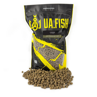 Пелет прикормочний Українська Рибалка 1кг 6-8мм 4 Сезони