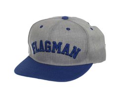 Бейсболка Flagman Casual Grey Blue, Серый/Голубой