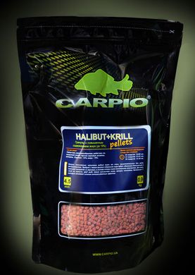 Пелетс HALIBUT+KRILL pellets 4,5 mm.