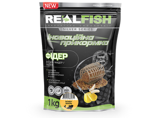 Прикормка Realfish "ФІДЕР" БІСКВІТ-ВАНІЛЬ