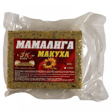 Прикорм 3KBaits «Мамалига» STROT (макуха), 0,5кг, 3к00501